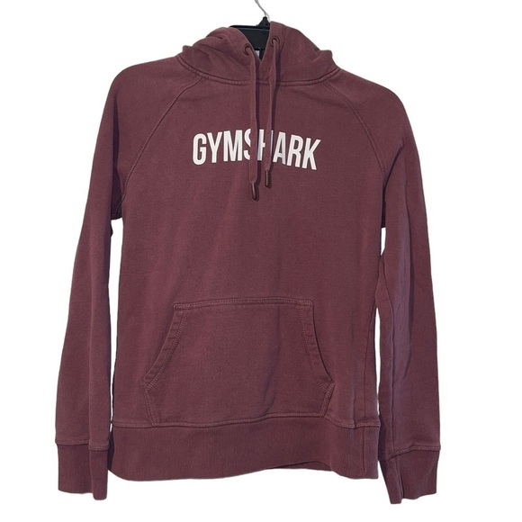 Gymshark Hoodie. Maroon, Size Small, kangaroo pocket. GUC - Picture 2 of 8